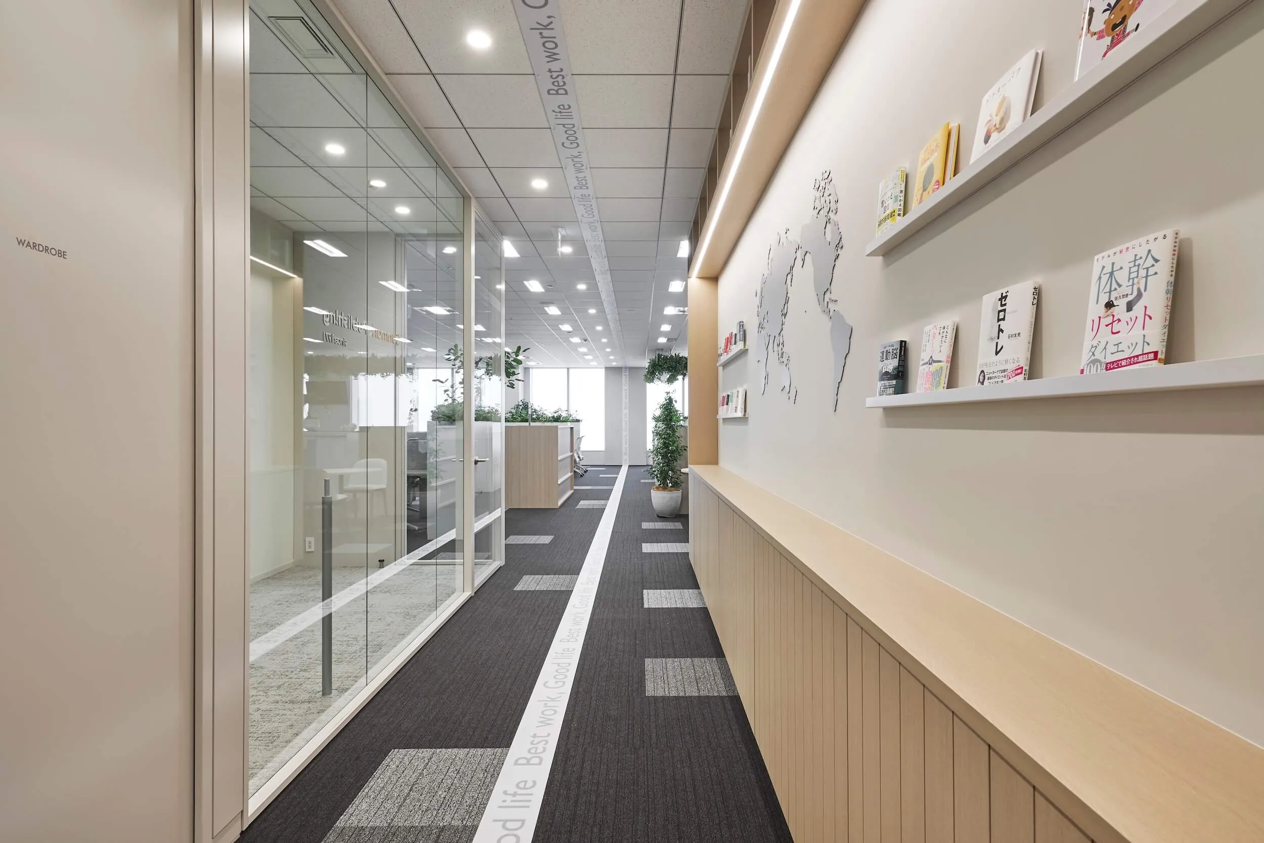 事例のご紹介【株式会社サンマーク出版 】| インターオフィス デザインサービス | オフィス移転・改装を、構想から実現まで。